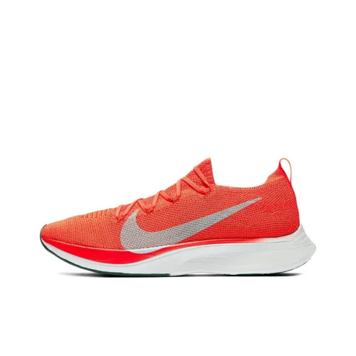 nike Zoom VaporFly 4% Амортизаторы Slip-resistant Низкий топ Карбоновая плита Беговые кроссовки для марафона Unisex Оранжевый