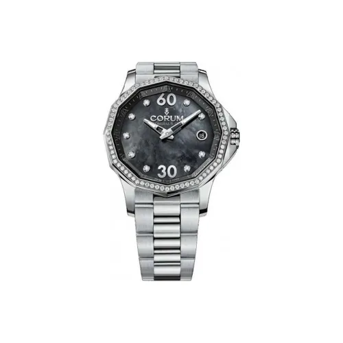 Corum ADMIRAL Collection Автоматический Механический Механизм Женские Часы Часы 38 мм Черный Циферблат