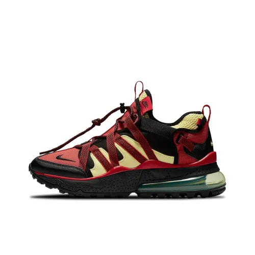 Nike Air Max 270 Low Топ Марафон Беговые кроссовки Мужской Черный Желтый