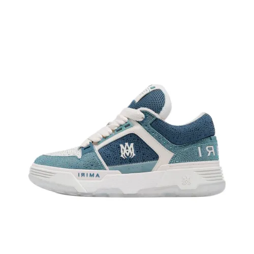 AMIRI MA 1 Low Топ Скейтборд Кроссовки Мужские Белый Синий