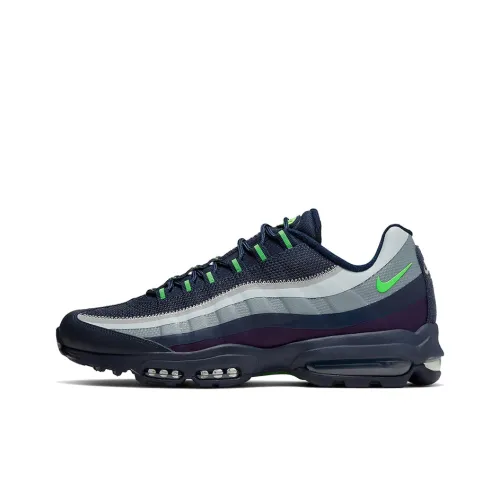 Nike Air Max 95 Low Беговые кроссовки Мужские Серый Зеленый