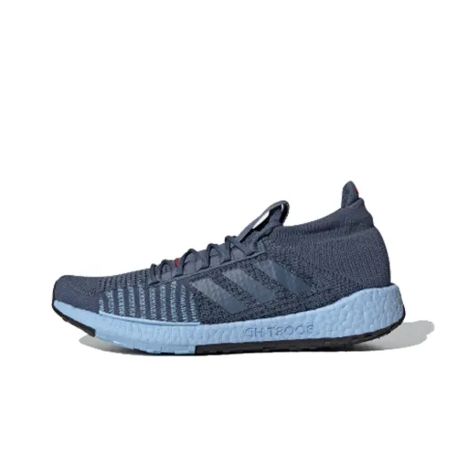 Adidas PulseBOOST Slip-resistant Lightweight And Breathable Низкие Беговые Кроссовки Мужские Серый Синий