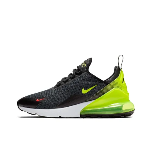Nike Air Max 270 Low Беговые кроссовки Мужские Черные Зеленые
