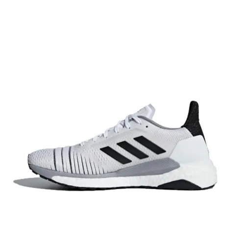 Adidas Solar Glide W Low Топ Беговые кроссовки Женские Серый Белый