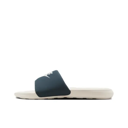 nike VICTORI ONE SLIDE Slip-resistant Abrasion-resistant Слипоны Мужской Синий Белый