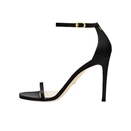 Stuart Weitzman SW Nudistcurve 100 One Ремешок Сандалии 10 см Женские Черные
