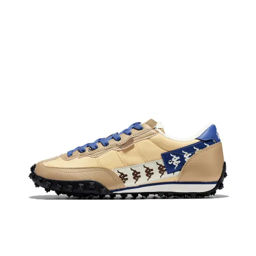 KAPPA Шорты Резистентные и Дышащие Низкий Топ Повседневные Беговые Кроссовки Унисекс Коричневые Синие