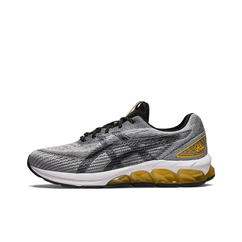 Asics Gel Quantum 180 7 Low Топ Беговые кроссовки Унисекс Серый Черный Желтый