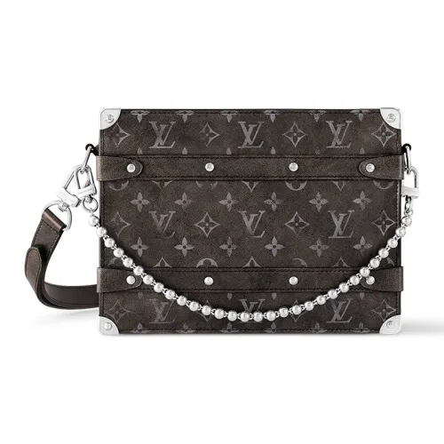 LOUIS VUITTON Основная часть Monogram Matte Коровья кожа Сумка через плечо Мужская Коричневая