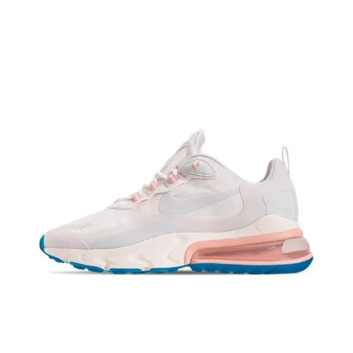 Nike Air Max 270 Low Топ Air Cushion Беговые кроссовки Мужские Белые Розовые