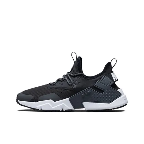 Nike Huarache Drift Шок Абсорберы Противоскользящий Низкий Топ Марафон Беговые кроссовки Мужской Дымчато-черный