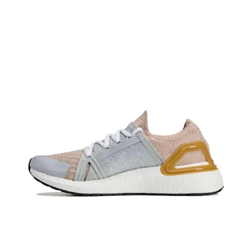 Adidas Stella McCartney Slip-resistant Abrasion-resistant Low Top Беговые кроссовки Женские Серый Розовый