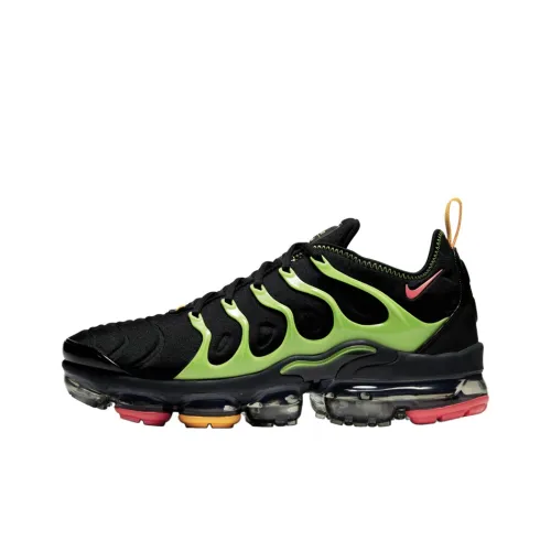 Nike Vapormax Plus Low Топ Беговые кроссовки Унисекс Черный Розовый Зеленый