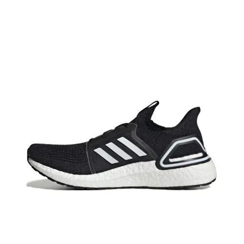 Adidas ULT Шок Абсорберы Противоскользящие Устойчивые к Износу Низкий Топ Марафон Беговые Кроссовки Унисекс Черный Белый