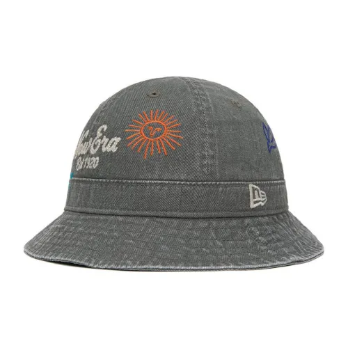 New Era Хлопок Полиэстер Панамы Унисекс Серый