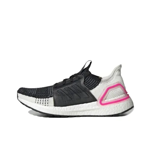 Adidas ULT Slip Резистентный Устойчивый к Износу Легкий Низкий Топ Повседневные Беговые Кроссовки Женские Черный Белый Розовый