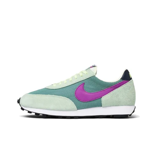 Nike Daybreak Амортизация Устойчивый к истиранию Легкий Низкий Топ Беговые кроссовки Унисекс Зеленый Фиолетовый