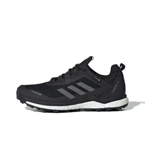 adidas Terrex Agravic Non Slip Легкий Низкий Топ Марафон Беговые кроссовки Женские Черный