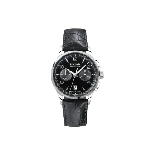 UNION GLASHUTTE/SA Автоматический Механический Мужской Часы из Коллекции Noramins 42 мм Черные