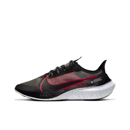 Nike Zoom Gravity 1 Low Топ Air Cushion Повседневные Беговые Кроссовки Мужские Черные Красные