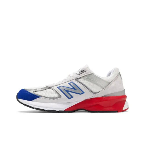 New Balance NB 990 V5 Low Топ Повседневные Беговые Кроссовки Мужские Синие Красные D Ширина