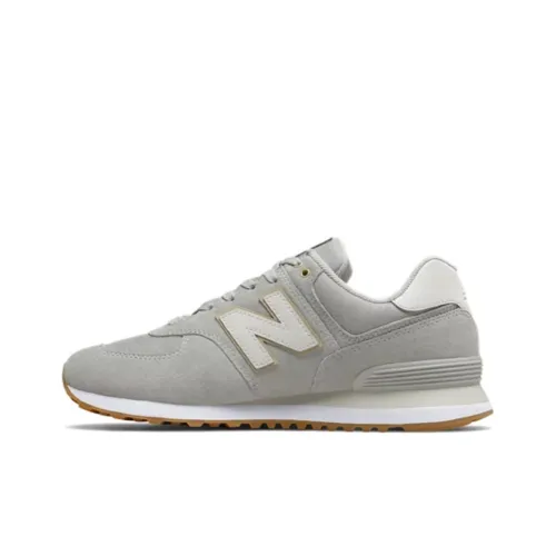 New Balance NB 574 Low Топ Марафон Беговые кроссовки Унисекс Серый