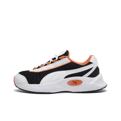 PUMA Nucleus Нескользящий Легкий Низкий Топ Марафон Беговые кроссовки Унисекс Черный Белый Оранжевый