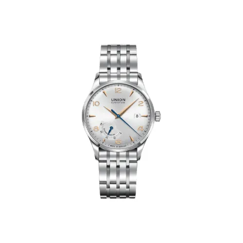UNION GLASHUTTE/SA Автоматический Механический Мужской Часы из Коллекции Noramins 40 мм Серебряные