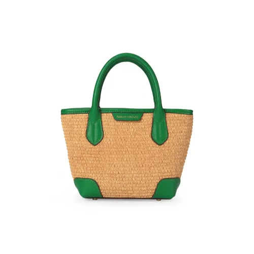 Abbott Винтаж Коровья кожа Сумка Маленькая Женская Белая Зеленая