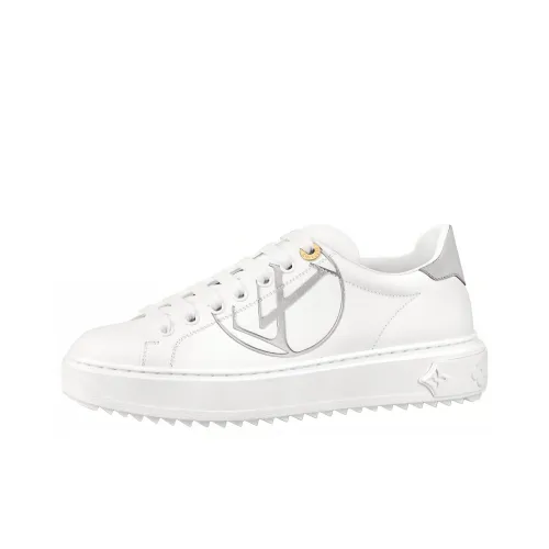 LOUIS VUITTON Time Out Стильные Скейтбординги Женские Белые Серые