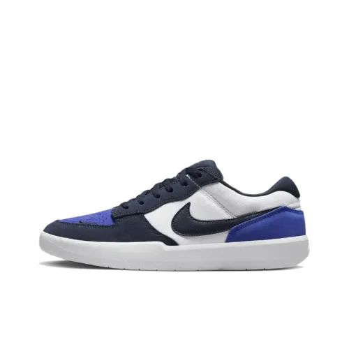 Nike SB Force 58 Low Топ Скейтборд Кроссовки Унисекс Синий Белый