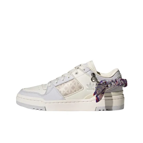 Adidas Originals FORUM Luxe Low Топ Кроссовки для скейтбординга Женские Белые Синие