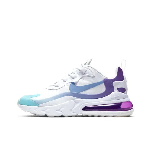 Nike Air Max 270 Low Топ Air Cushion Тренировочные Беговые Кроссовки Женские Синий-Фиолетовый Градиент