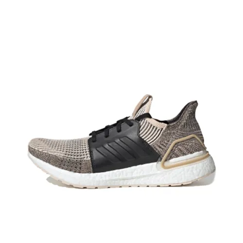 Adidas ULT Non Slip Легкий Низкий Топ Повседневные Беговые Кроссовки Мужские Бежево-Черные