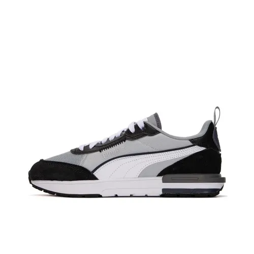 PUMA R22 Low Топ Casual Унисекс Белый Серый