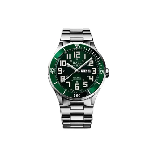 Шар Extreme Warrior Collection Автоматический Механический Механизм Мужские Часы Часы 40 мм Зеленый Циферблат