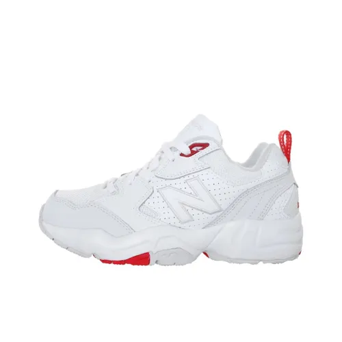 New Balance NB 708 Low Топ Повседневные Беговые Кроссовки Женские Белые Красные