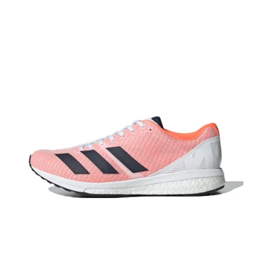 Adidas Slip-Resistant Низкие Беговые Кроссовки Мужские Розовые