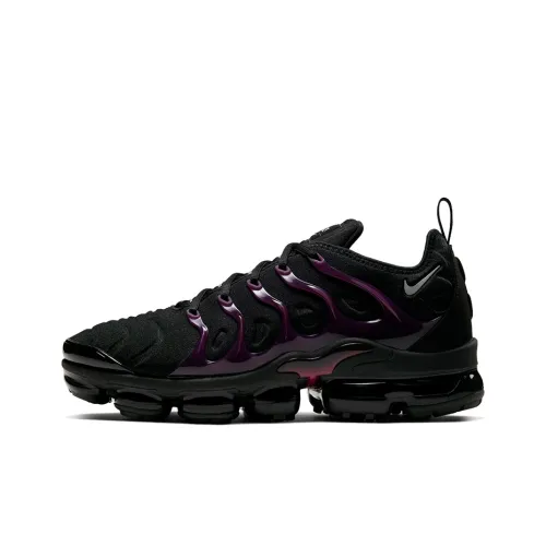 Nike Vapormax Plus Low Топ Air Cushion Беговые кроссовки Унисекс Фуксия Градиентный