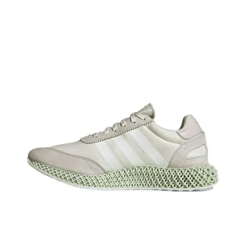 Adidas Originals I 4D Cloud White Низкие Беговые Кроссовки Унисекс Белый Серый Зеленый