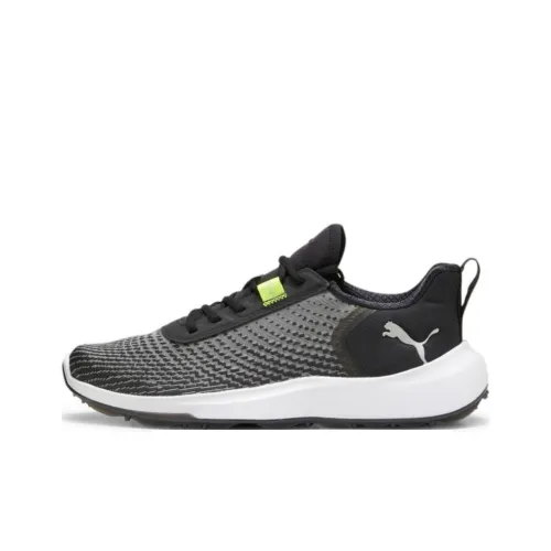 PUMA Golf Low Топ Мужская обувь для гольфа Черная Желтая