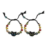 Кошка Герой Набор One [Синий Глаз Черный Шнур + Желтый Глаз Черный Шнур]