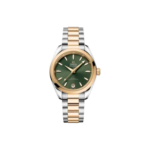 OMEGA Автоматический Механический Movement Женские AQUA TERRA 150 метров Часы 34 мм Зеленые