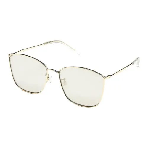 DKNY Металл Квадратные Солнцезащитные очки Женские Золотые