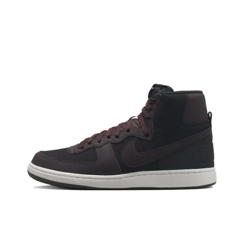 Nike Terminator High 'Velvet Brown' Slip-on Resistant Abrasion-resistant High Top Skateboard Shoes Men's Brown