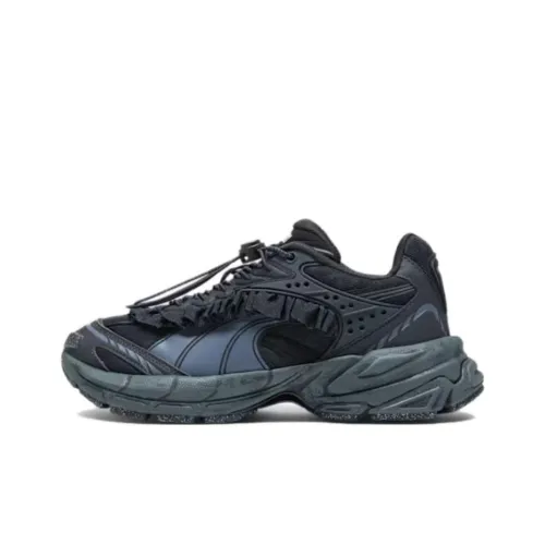 COLLINA STRADA X PUMA Velophasis Противоскользящий устойчивый к истиранию низкий топ повседневная обувь для бега женский черный