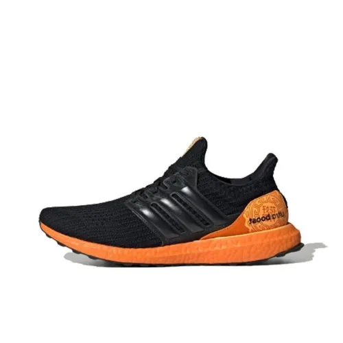 Adidas ULT Slip-resistant Abrasion-resistant MID Топ Повседневные Беговые кроссовки Унисекс Черный Оранжевый