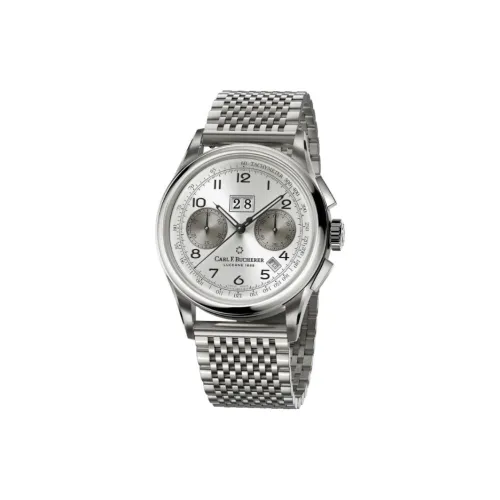 Carl F.Bucherer Автоматический Механический Механизм Мужские Часы Carl F. Bucherer Collection 41 мм Серебряные