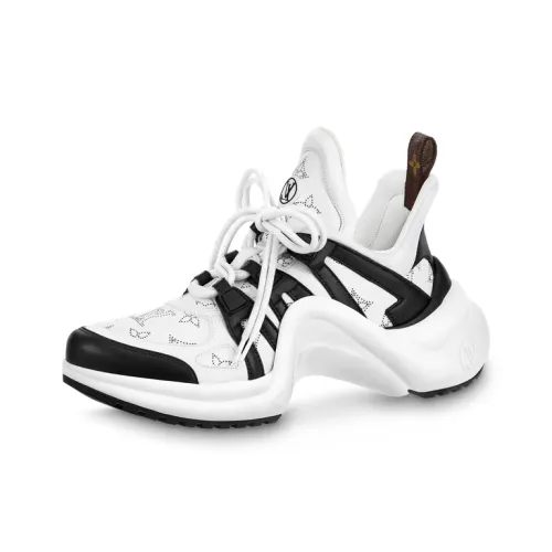 LOUIS VUITTON Archlight Low Топ Спортивная повседневная обувь Женская Белый Черный