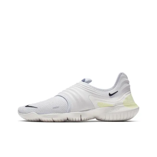Nike Free RN 3,0 Легкий Износостойкий И Не-Низкая Юбка Низкий Топ Беговые кроссовки Мужской Белый Золото Черный